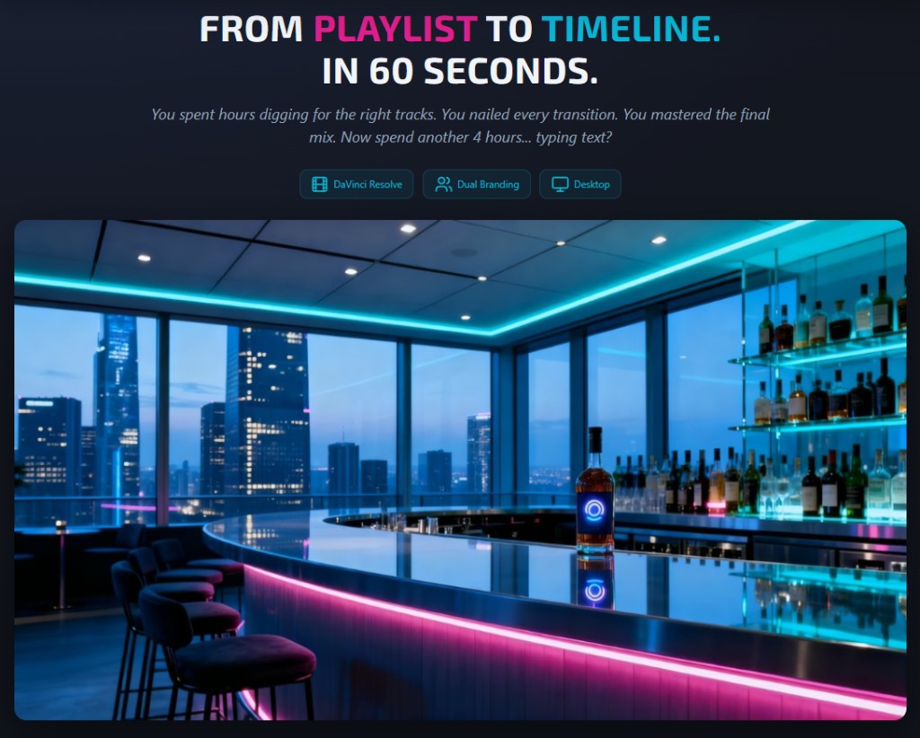 TrackID Builder — From Playlist to Timeline in 60 Seconds